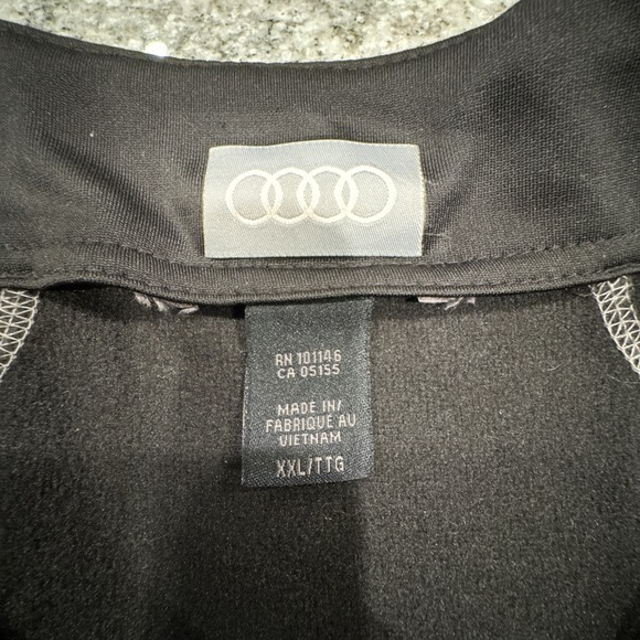 Audi Athletic Full Zip Jacket Mens XXLarge Polyester Reflective Soft Shell‎ - Picture 7 of 15